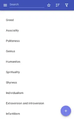 Personality traits android App screenshot 9